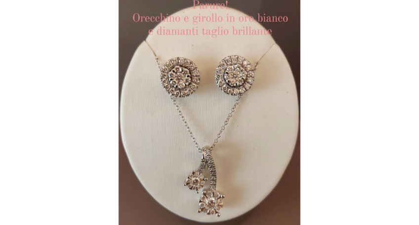 SE VUOI REGALARE UNA PARURE VIENI A TROVARCI